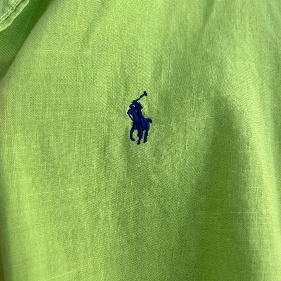 VTG Ralph Lauren green button down - Picture 5 of 5